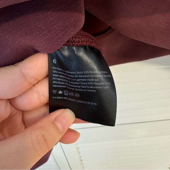 Lululemon softstreme perfectly oversized cropped crew - Picture 5 of 5